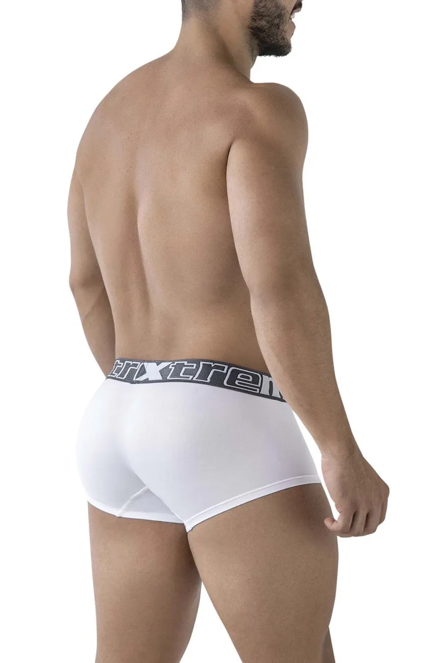 Clothing_Xtremen_Underwear Xtremen 91206B Microfiber Trunks Color White
