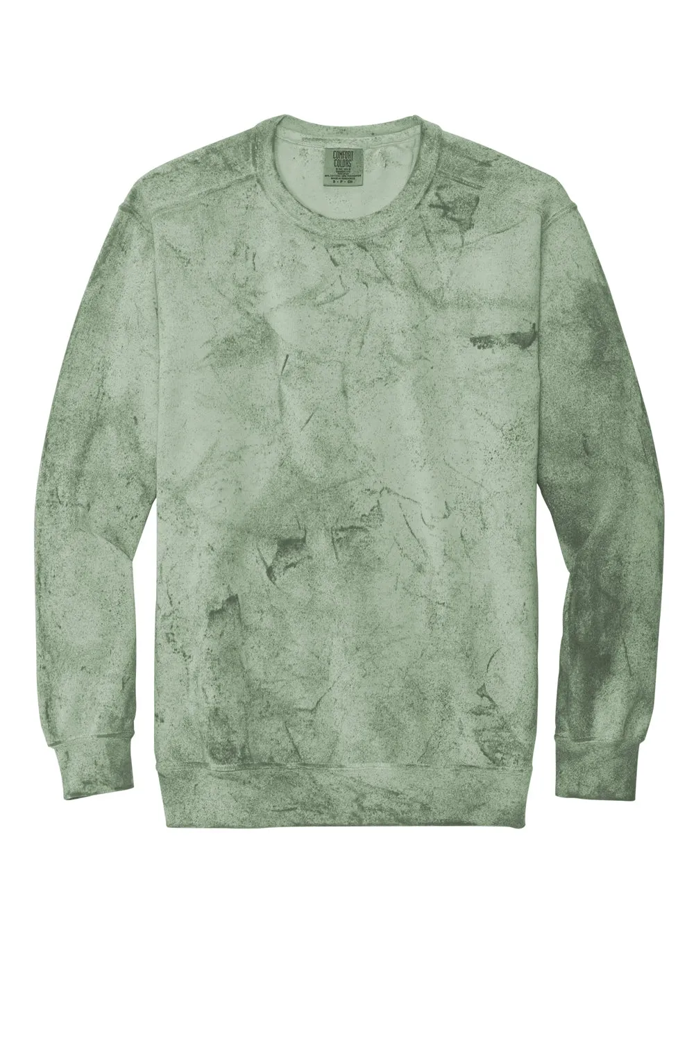 Comfort Colors Mens Color Blast Crewneck Sweatshirt - Fern Green