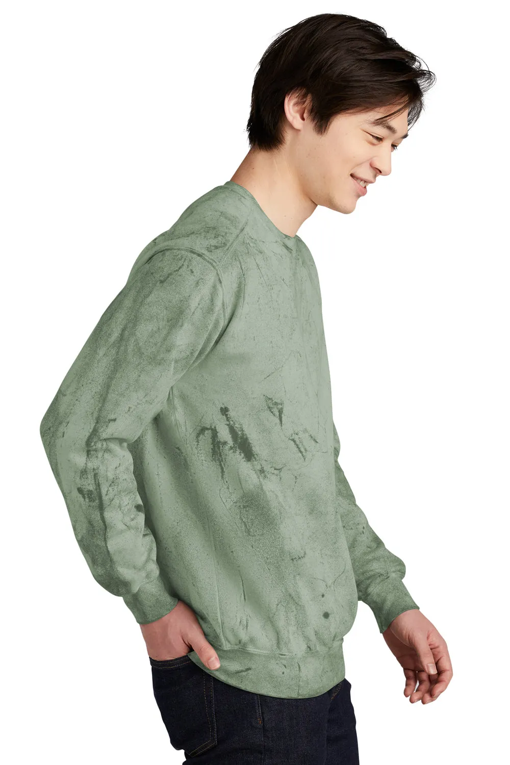 Comfort Colors Mens Color Blast Crewneck Sweatshirt - Fern Green