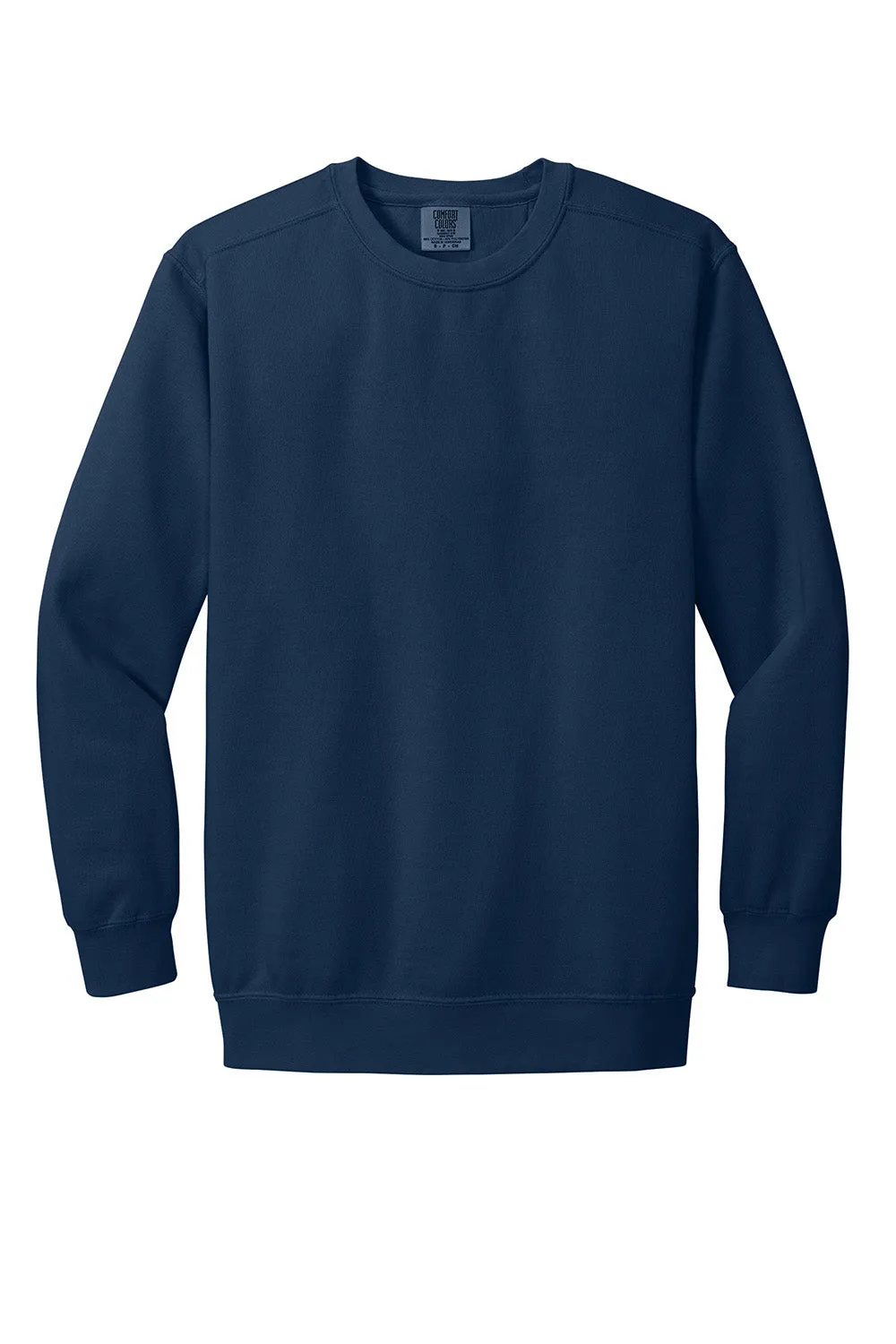 Comfort Colors Mens Crewneck Sweatshirt - True Navy Blue
