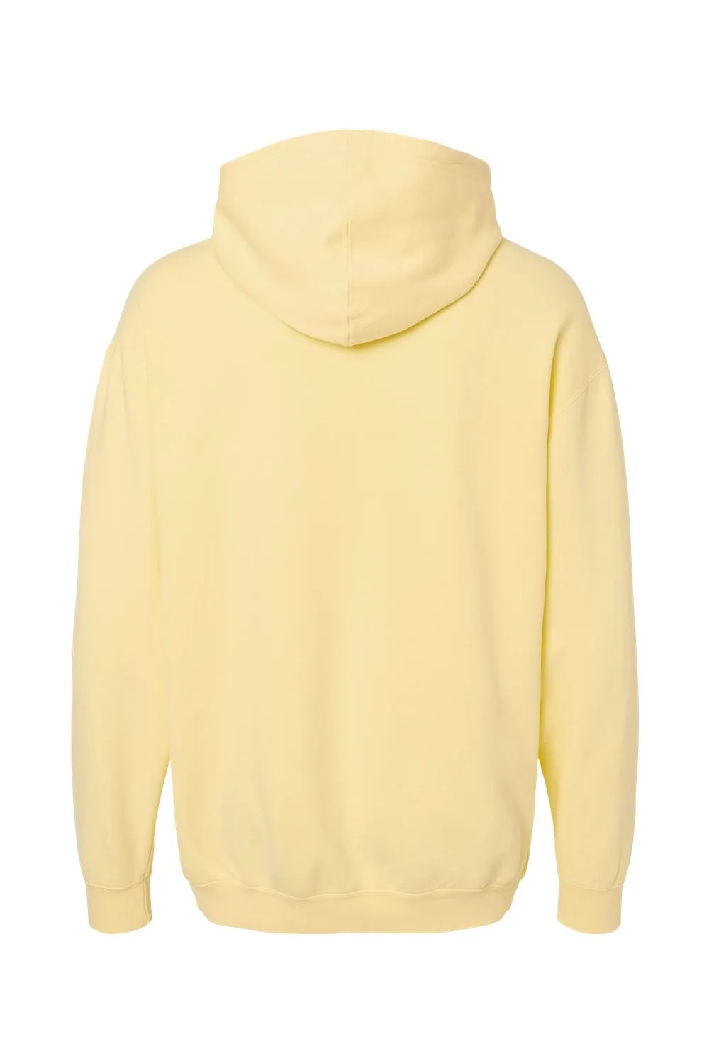 Comfort Colors Mens Garment Dyed Fleece Hooded Sweatshirt Hoodie - Butter Yellow