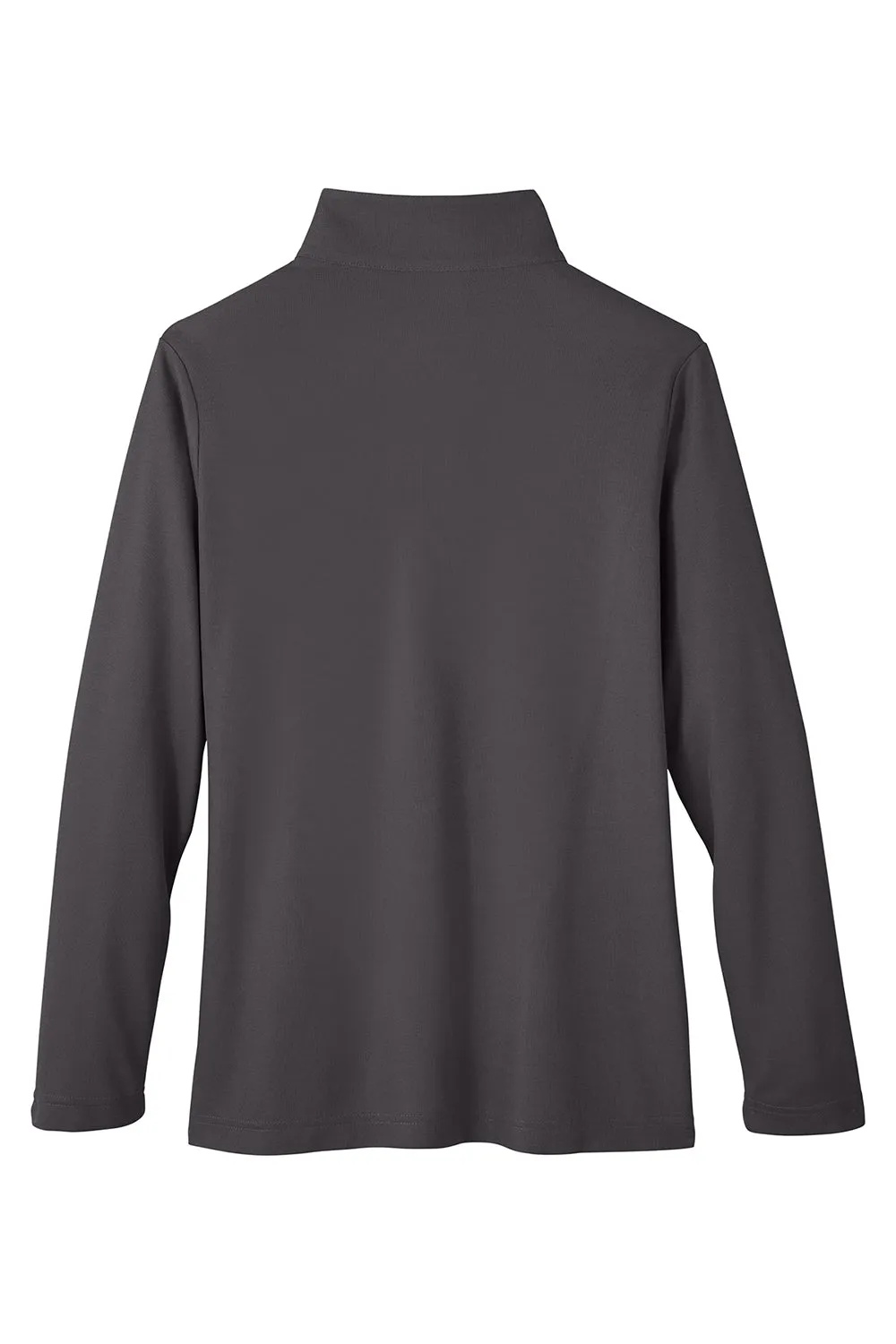 Core 365 Womens Fusion ChromaSoft Performance Moisture Wicking Pique 1/4 Zip Sweatshirt - Carbon Grey