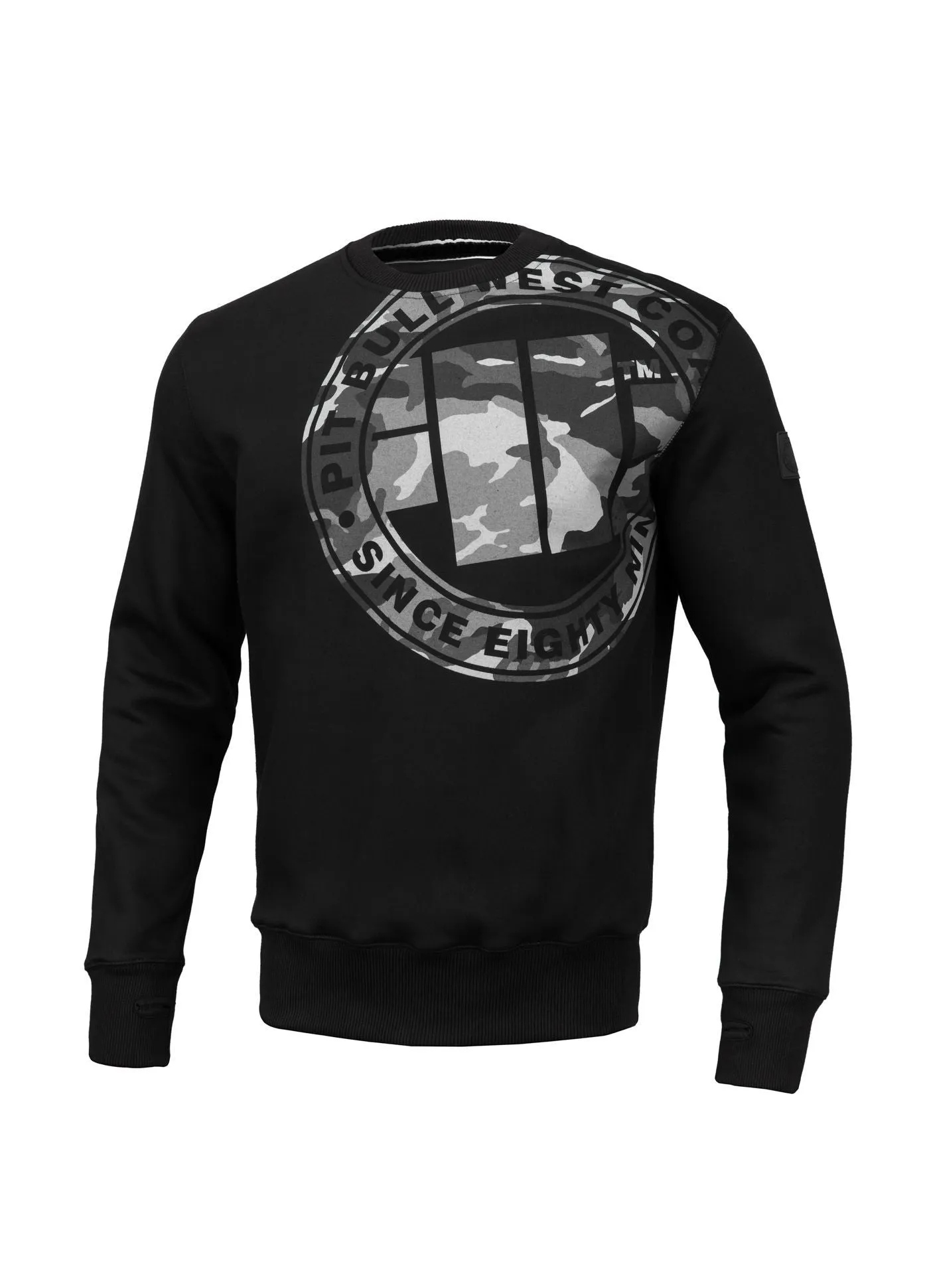 Crewneck All Black Camo