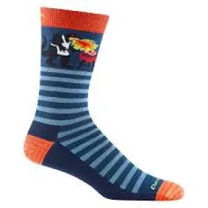 Darn Tough Socks Men's Animal Haus Crew Lightweight Lifestyle Deep Water