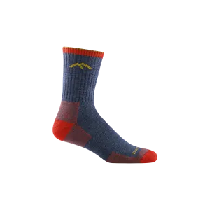 Darn Tough Socks Men's Hiker Micro Crew Midweight Cushion Denim