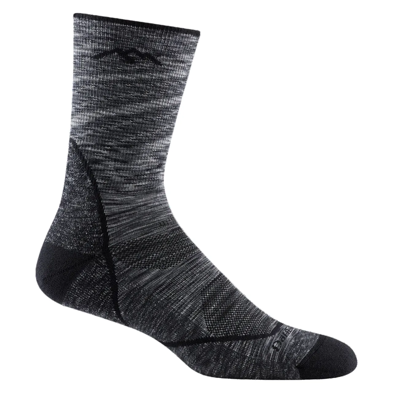Darn Tough Socks Men's Light Hiker Micro Crew Lightweight Hiking w/Cushion Space Grey