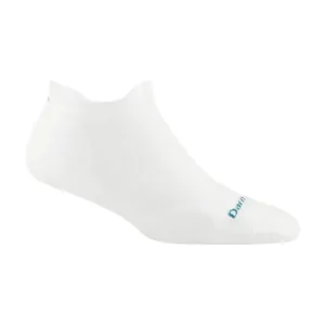 Darn Tough Socks Women's Coolmax® Run No Show Tab Ultra-Lightweight w/ Cushion Running Sock White (1052)