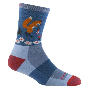 Darn Tough Socks Women's Critter Club Micro Crew Lightweight Hiking w/Cushion Vapor