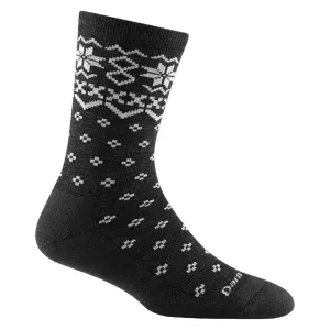 Darn Tough Socks Women's Shetland Crew Lightweight Lifestyle Charcoal