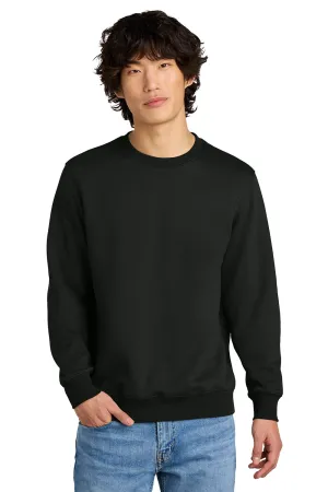 District Mens Perfect Weight Fleece Crewneck Sweatshirt - Jet Black