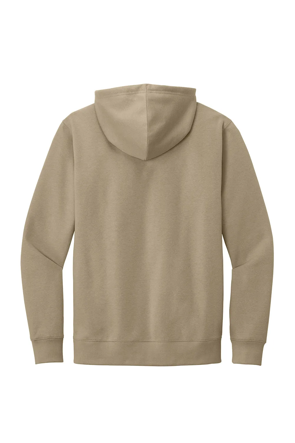 District Mens Very Important Fleece Hooded Sweatshirt Hoodie w/ Pouch Pocket - Desert Tan