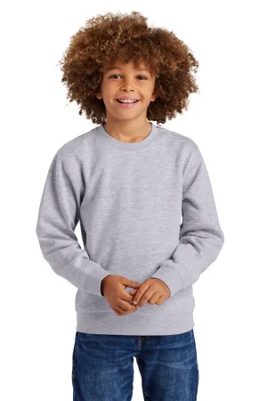 District Youth V.I.T. Fleece Crewneck Sweatshirt - Heather Light Grey