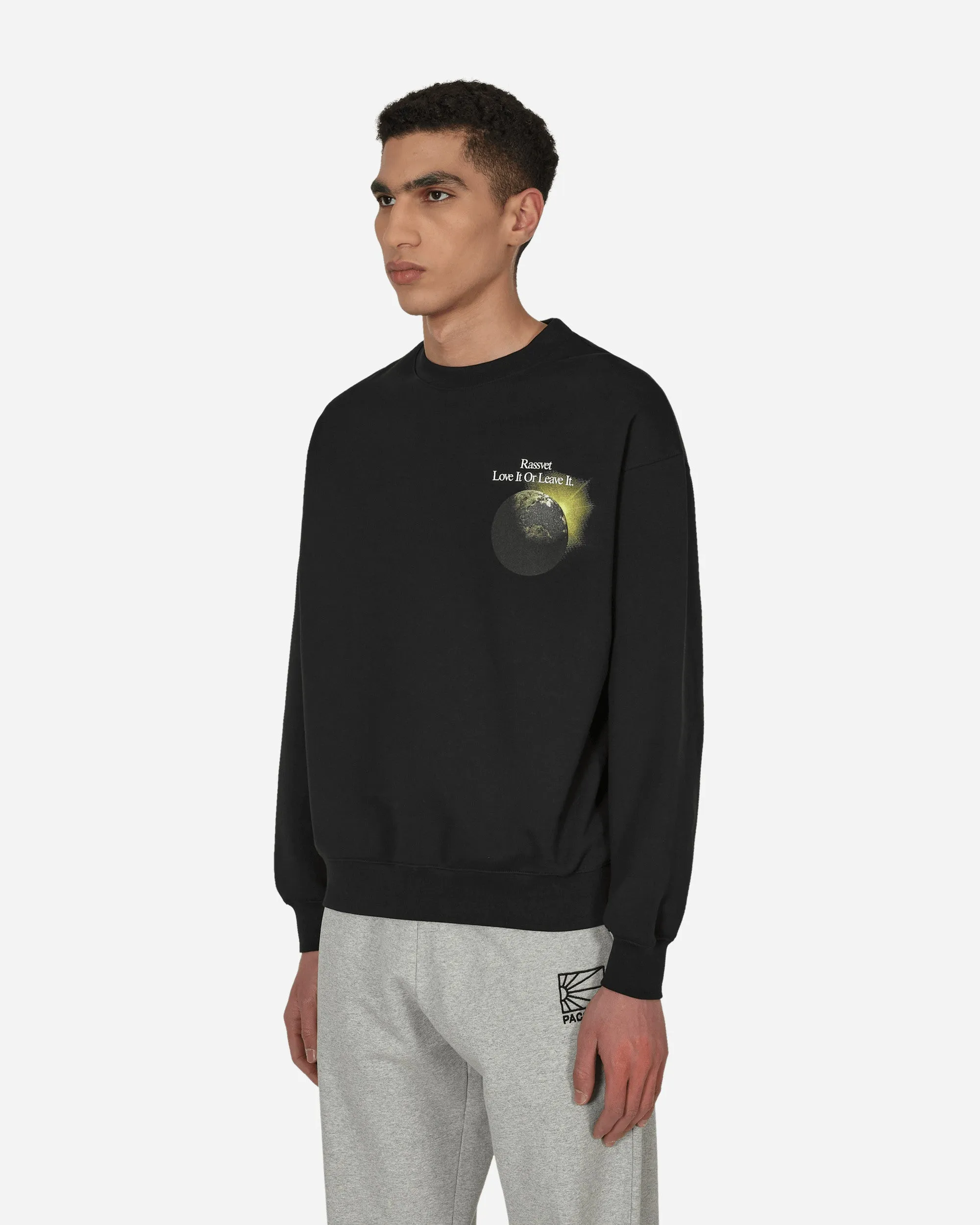 Earth Crewneck Sweatshirt Black
