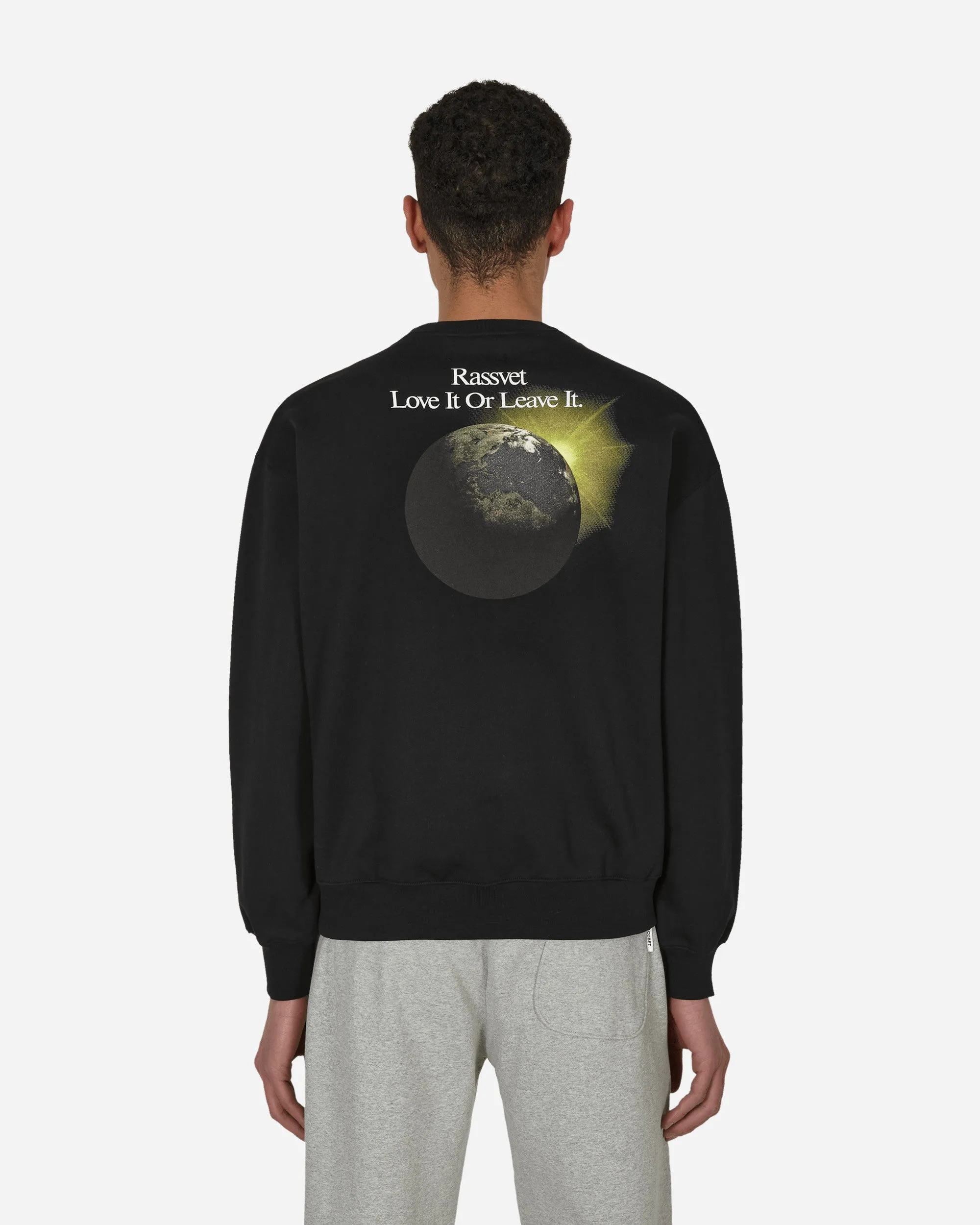 Earth Crewneck Sweatshirt Black