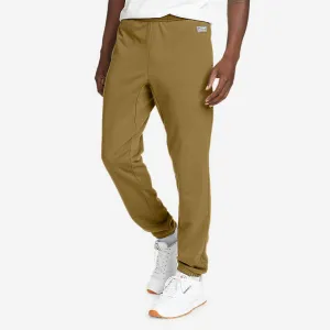 Eddie Bauer Men's Camp Fleece Jogger Pants - Dark Tan Eddie Bauer