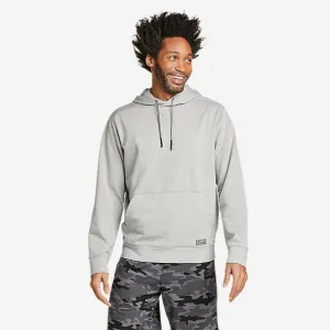 Eddie Bauer Men's Camp Fleece Pullover Hoodie - Gray Eddie Bauer
