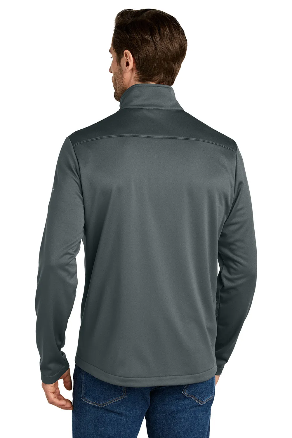 Eddie Bauer Mens Smooth Fleece Full Zip Sweatshirt w/ Pockets - Iron Gate Grey