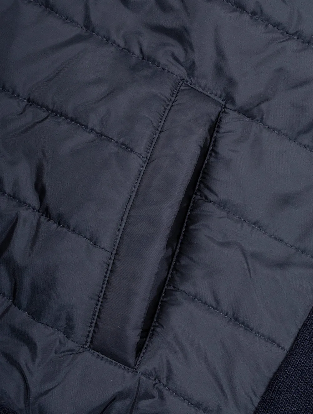 Essential Carn Baffle Zip Navy