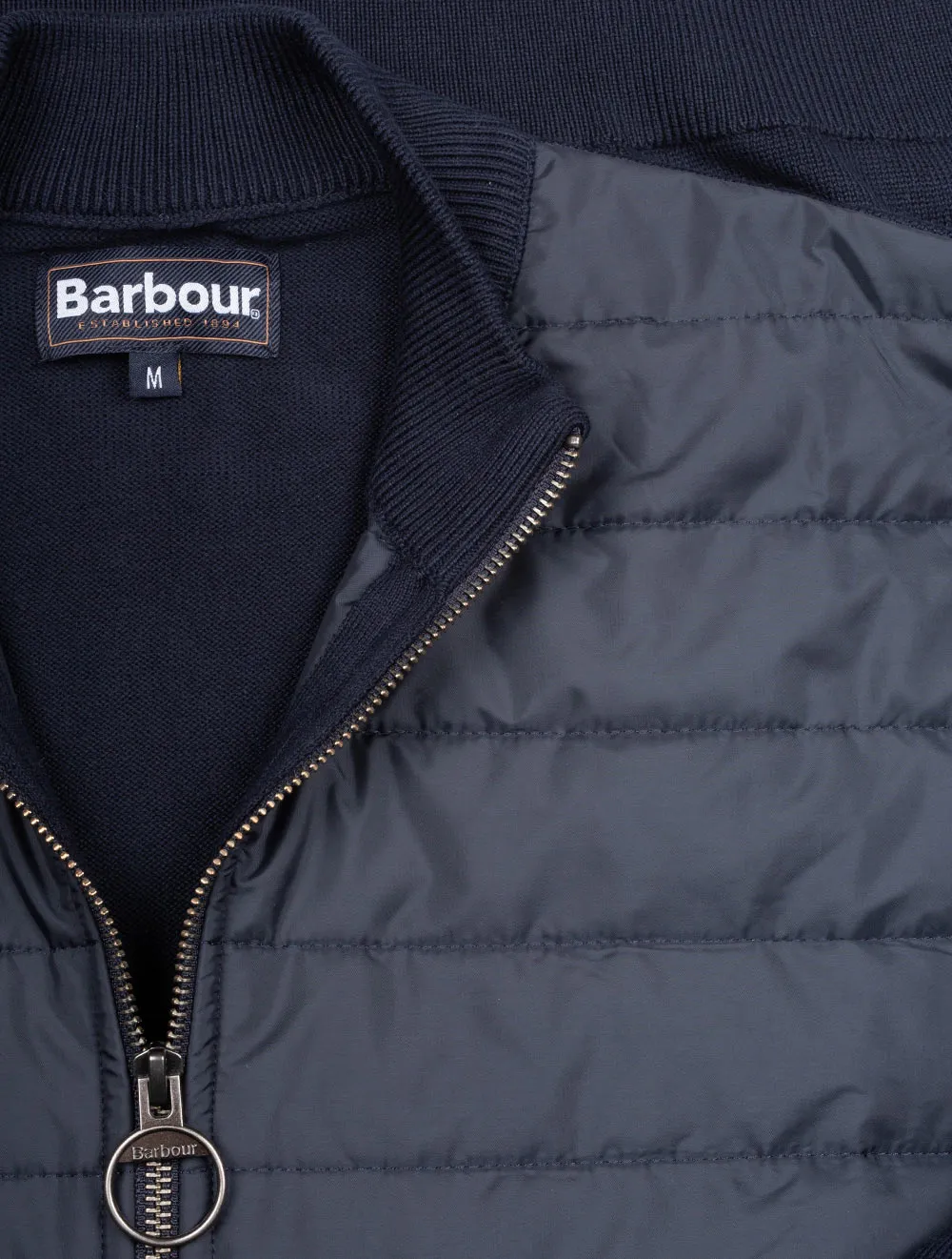 Essential Carn Baffle Zip Navy