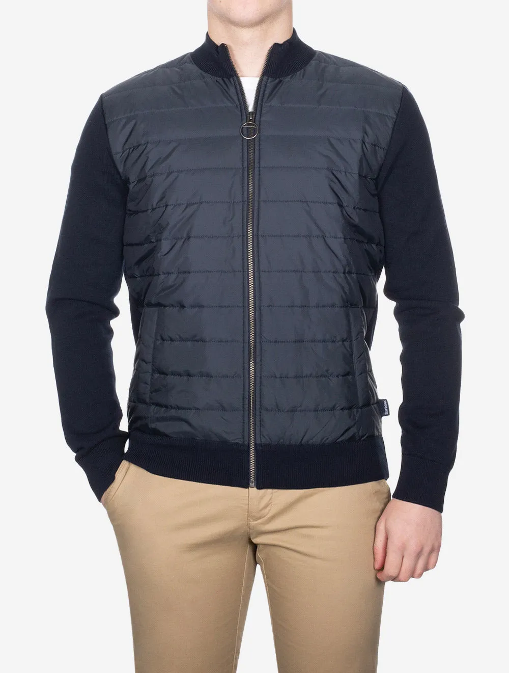 Essential Carn Baffle Zip Navy