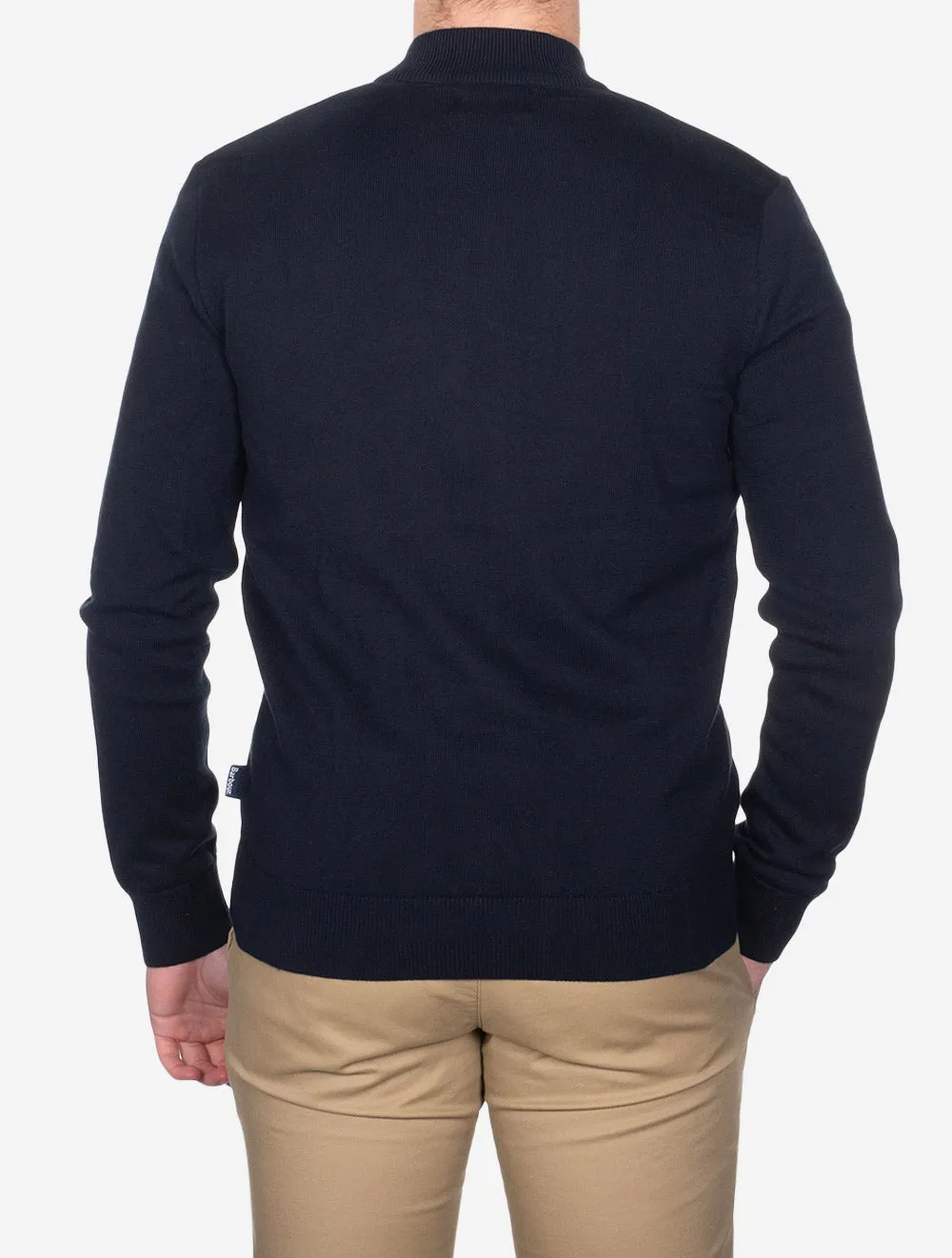 Essential Carn Baffle Zip Navy