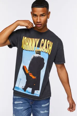 Forever 21 Men's Johnny Cash Graphic T-Shirt Black/Multi Forever 21