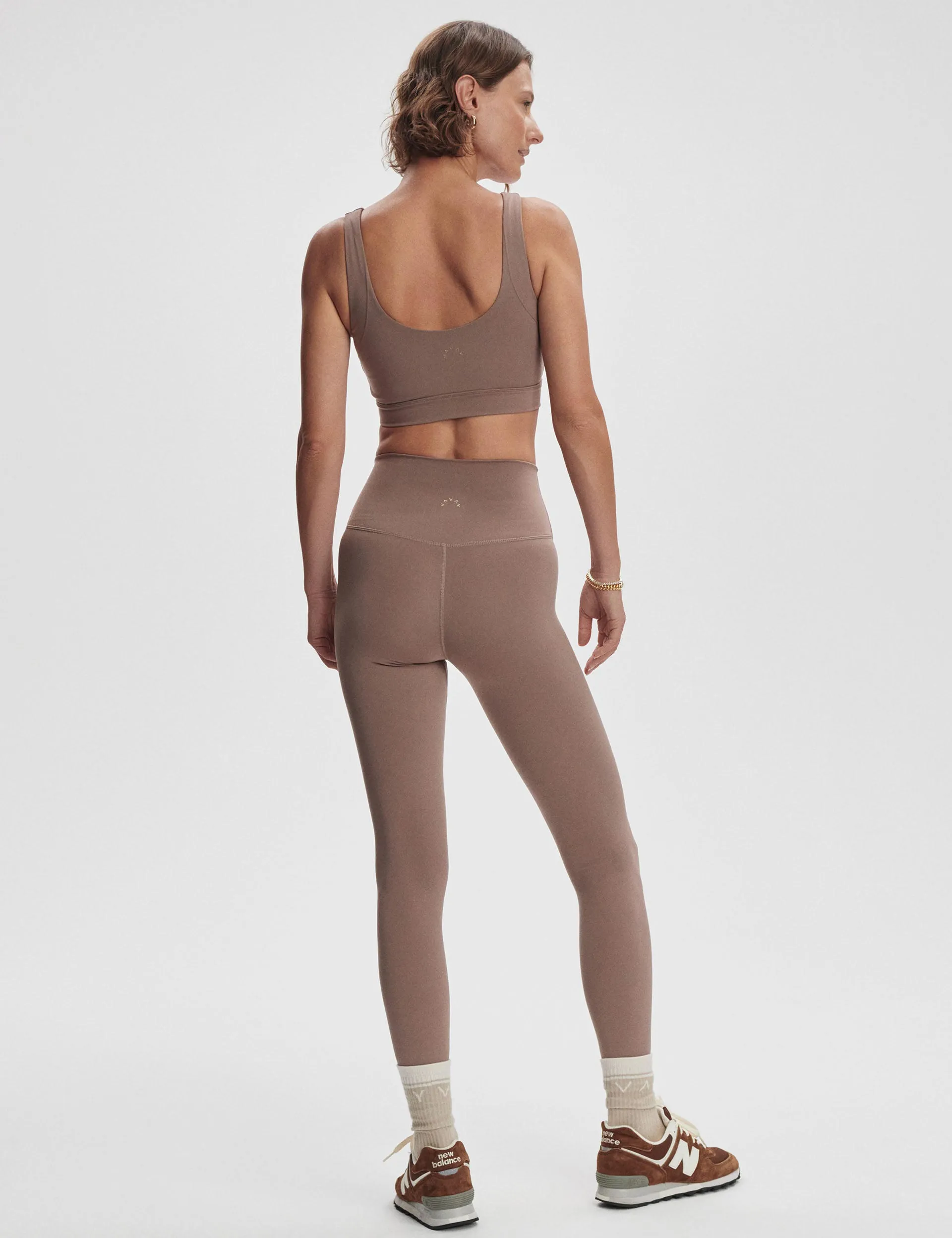 FreeSoft High Waisted Legging 27 - Deep Taupe
