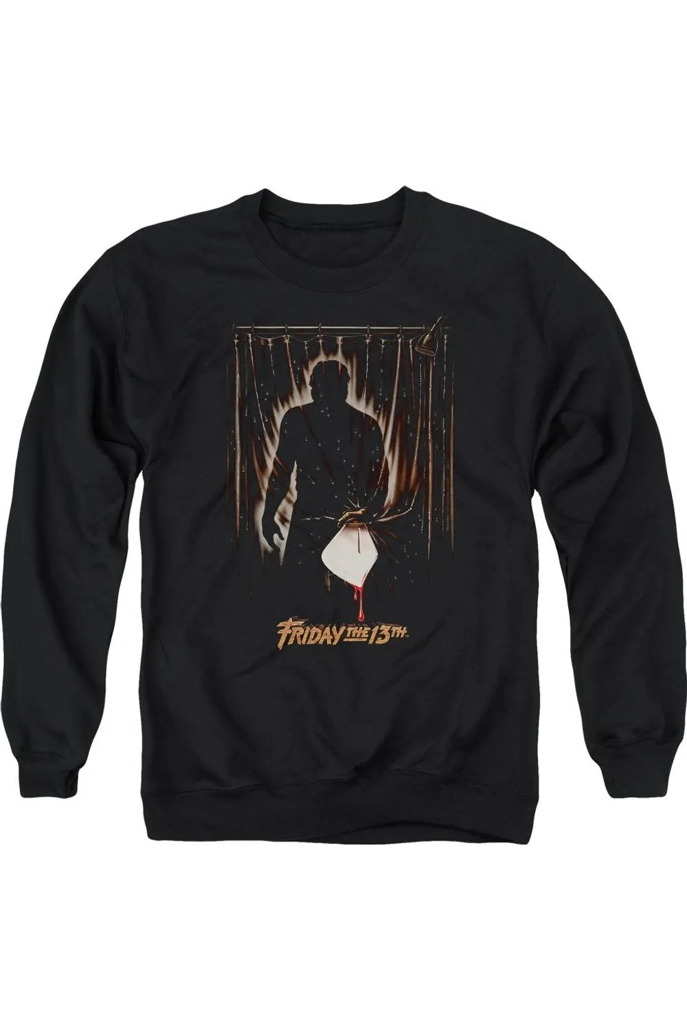Friday the 13th Part 3 Poster Adult Crewneck Sweatshirt