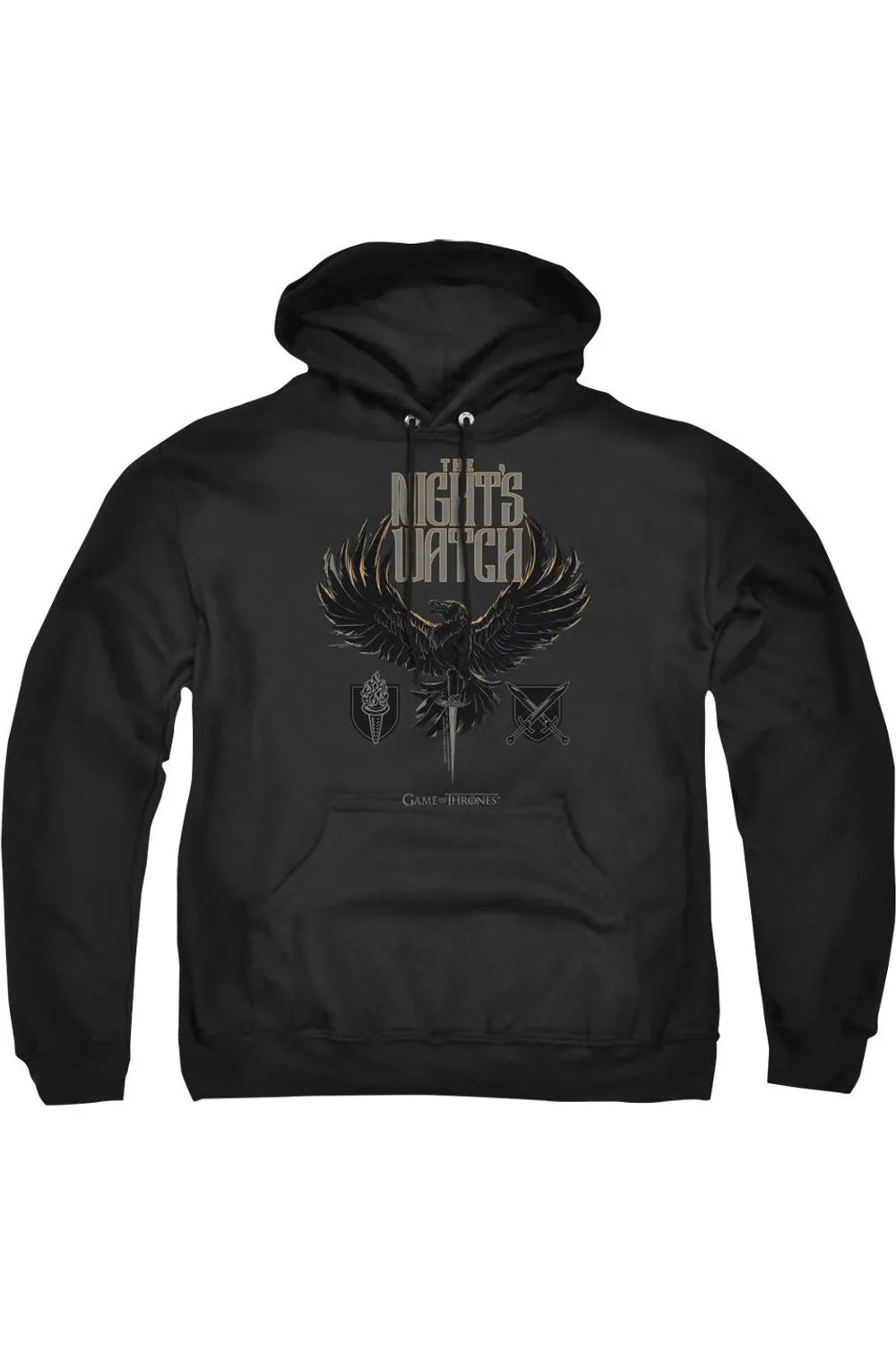 Game Of Thrones The Nights Watch Adult Pull Over Hoodie / Hooded Sweatshirt