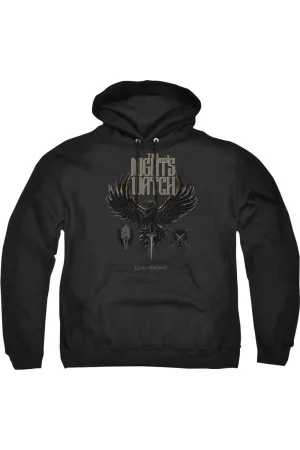 Game Of Thrones The Nights Watch Adult Pull Over Hoodie / Hooded Sweatshirt