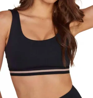 Gatsby Bra In Black/ Nude