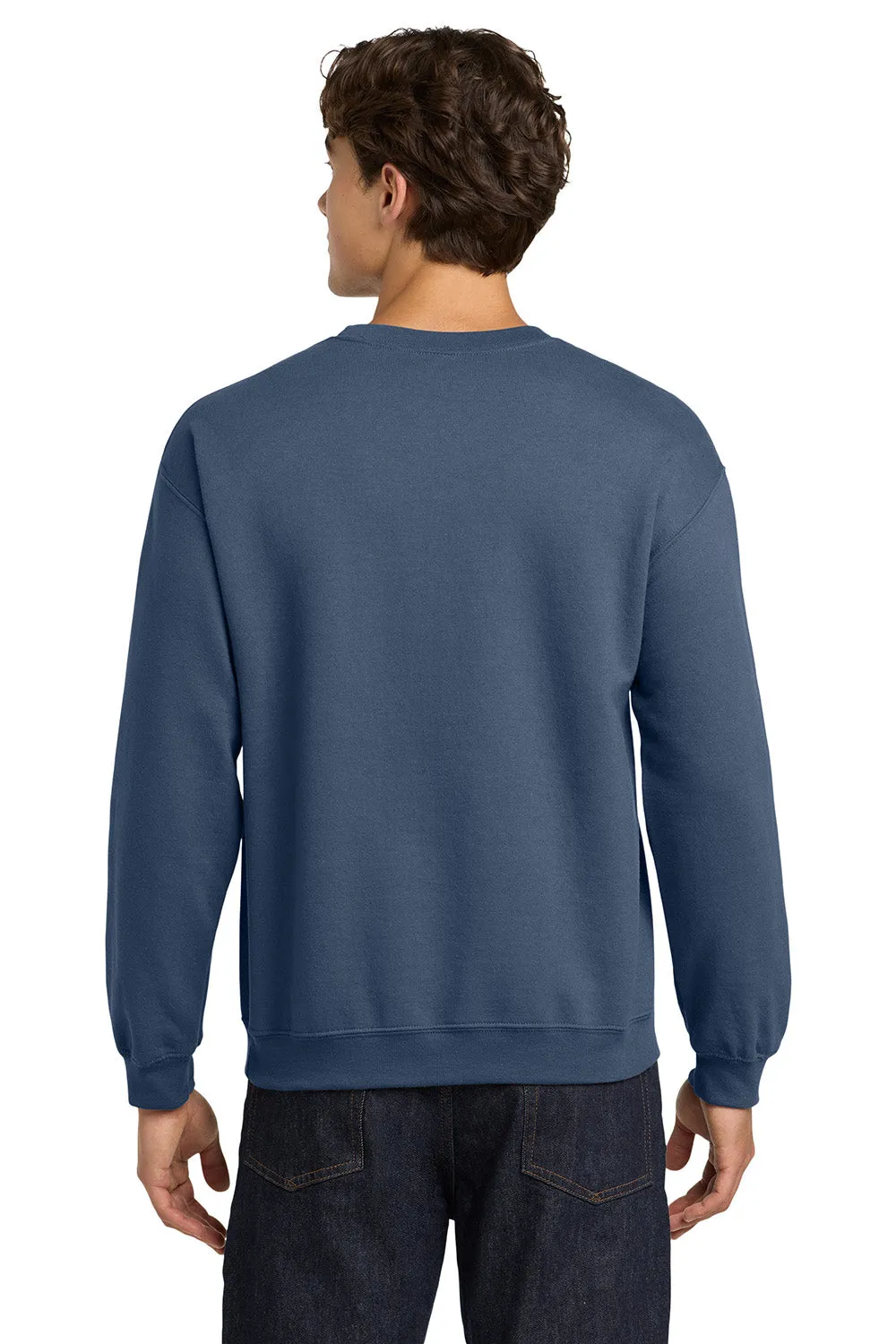 Gildan Mens Pill Resistant Fleece Crewneck Sweatshirt - Indigo Blue