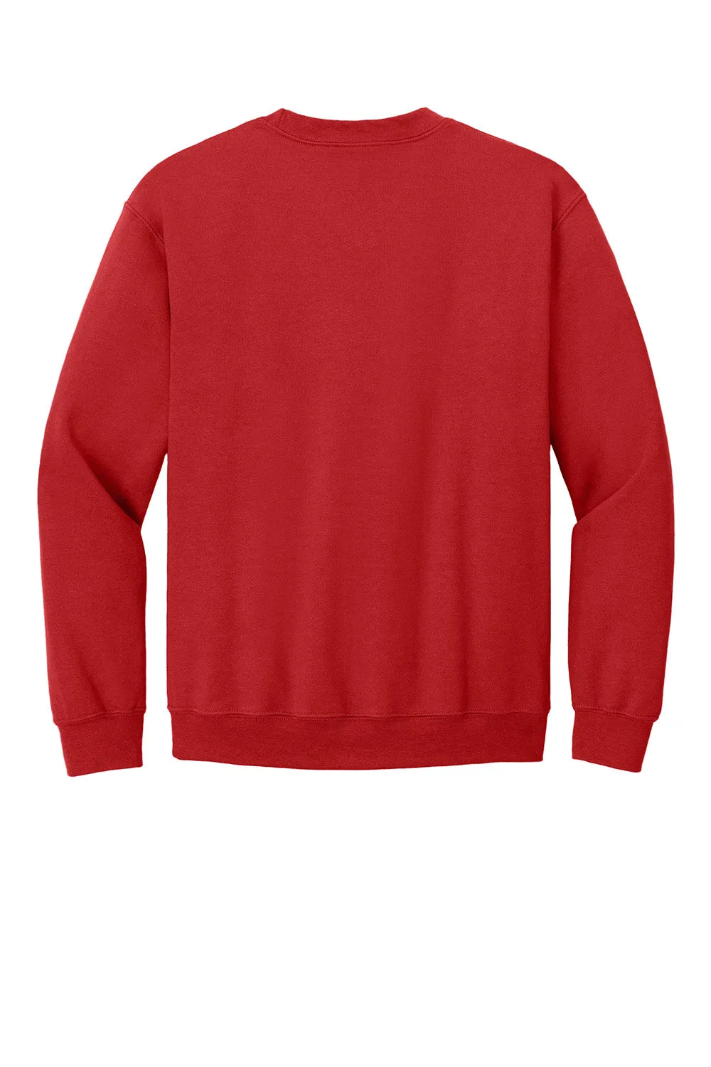Gildan Mens Pill Resistant Fleece Crewneck Sweatshirt - Red