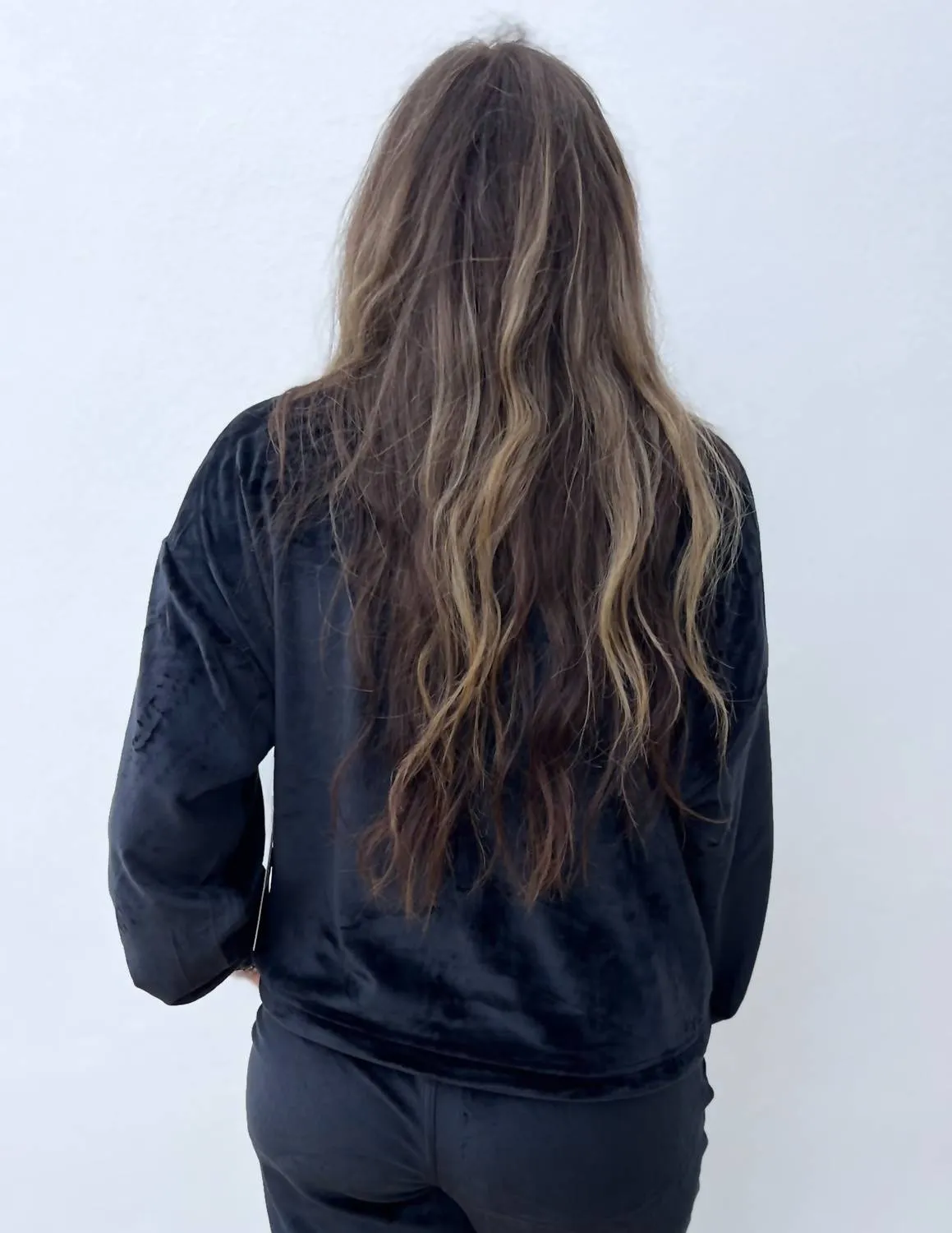 Go Out With A Bang Pullover   Jogger Set In Black