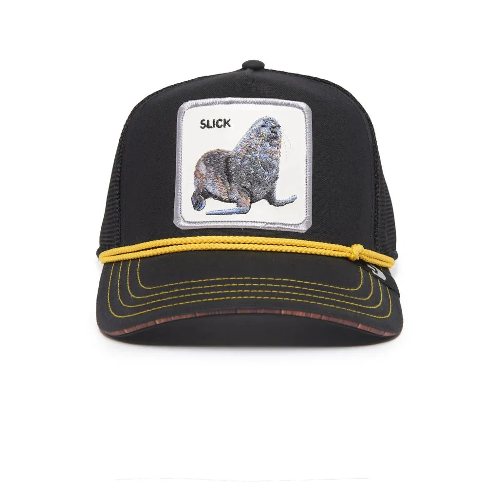 Goorin Bros - Animal Trucker Cap - Seal of Approval - Black Goorin Bros Accessories