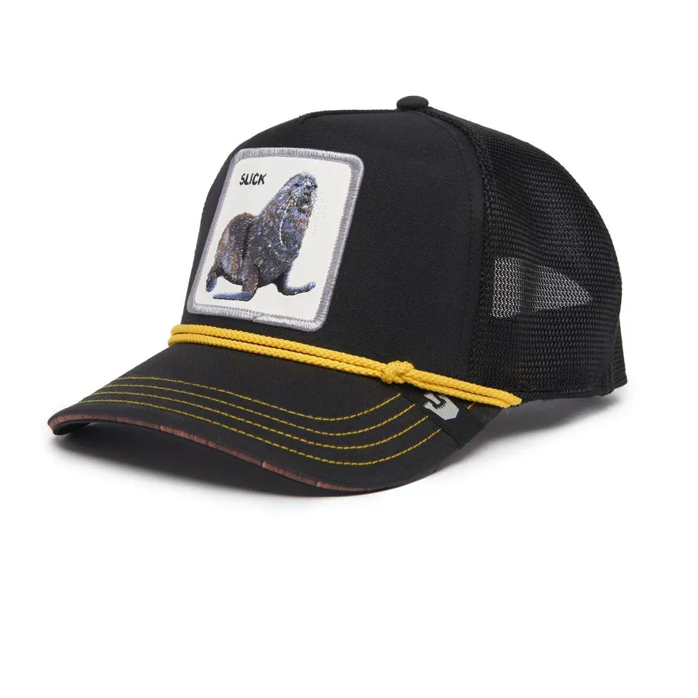 Goorin Bros - Animal Trucker Cap - Seal of Approval - Black Goorin Bros Accessories
