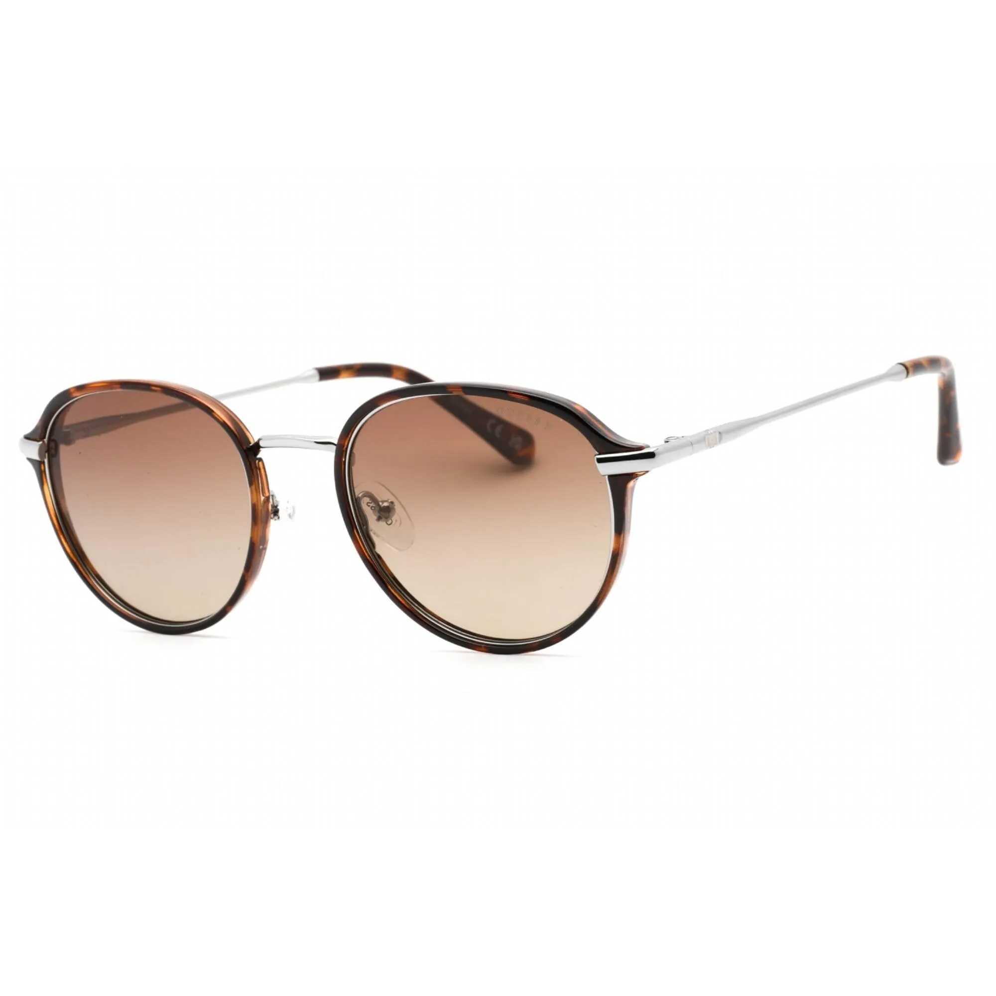 Guess Men's Sunglasses - Dark Havana Injected Propionate Round Frame | GU00068 52H Guess Sunglasses