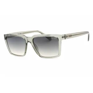 Guess Men's Sunglasses - Shiny Light Green Plastic Rectangular Frame | GU00084 93P Guess Sunglasses