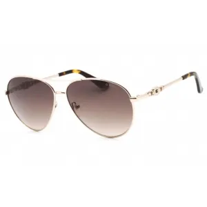 Guess Women's Sunglasses - Gold Adjustable Nose Pads Full Rim | GU7885-H 32F Guess Sunglasses
