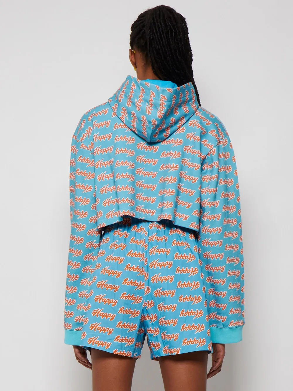 Happy Print Hoodie