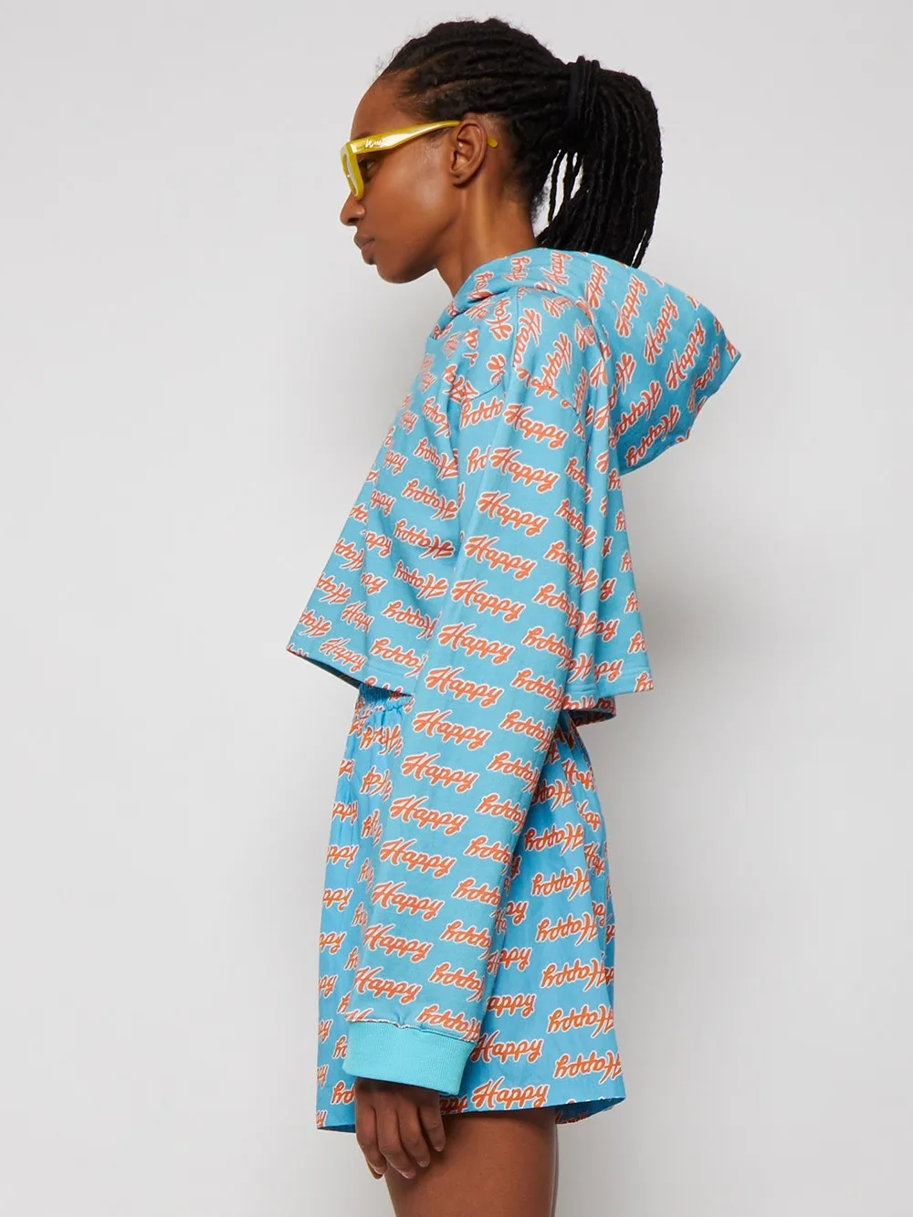 Happy Print Hoodie