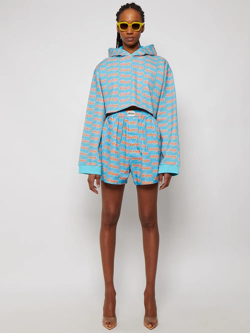 Happy Print Hoodie