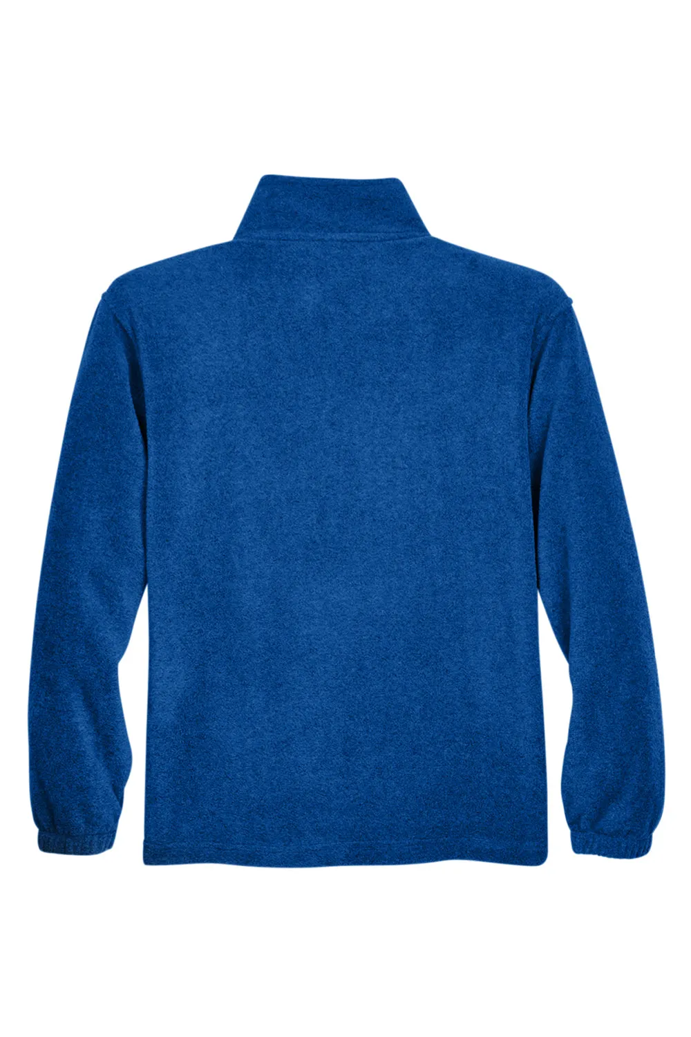 Harriton Mens Pill Resistant Fleece 1/4 Zip Sweatshirt w/ Pockets - True Royal Blue
