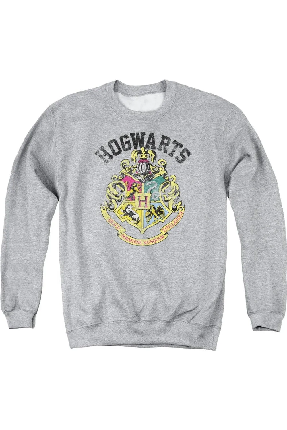 Harry Potter Hogwarts Crest Adult Crewneck Sweatshirt