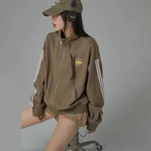 High Neck Zip-Up