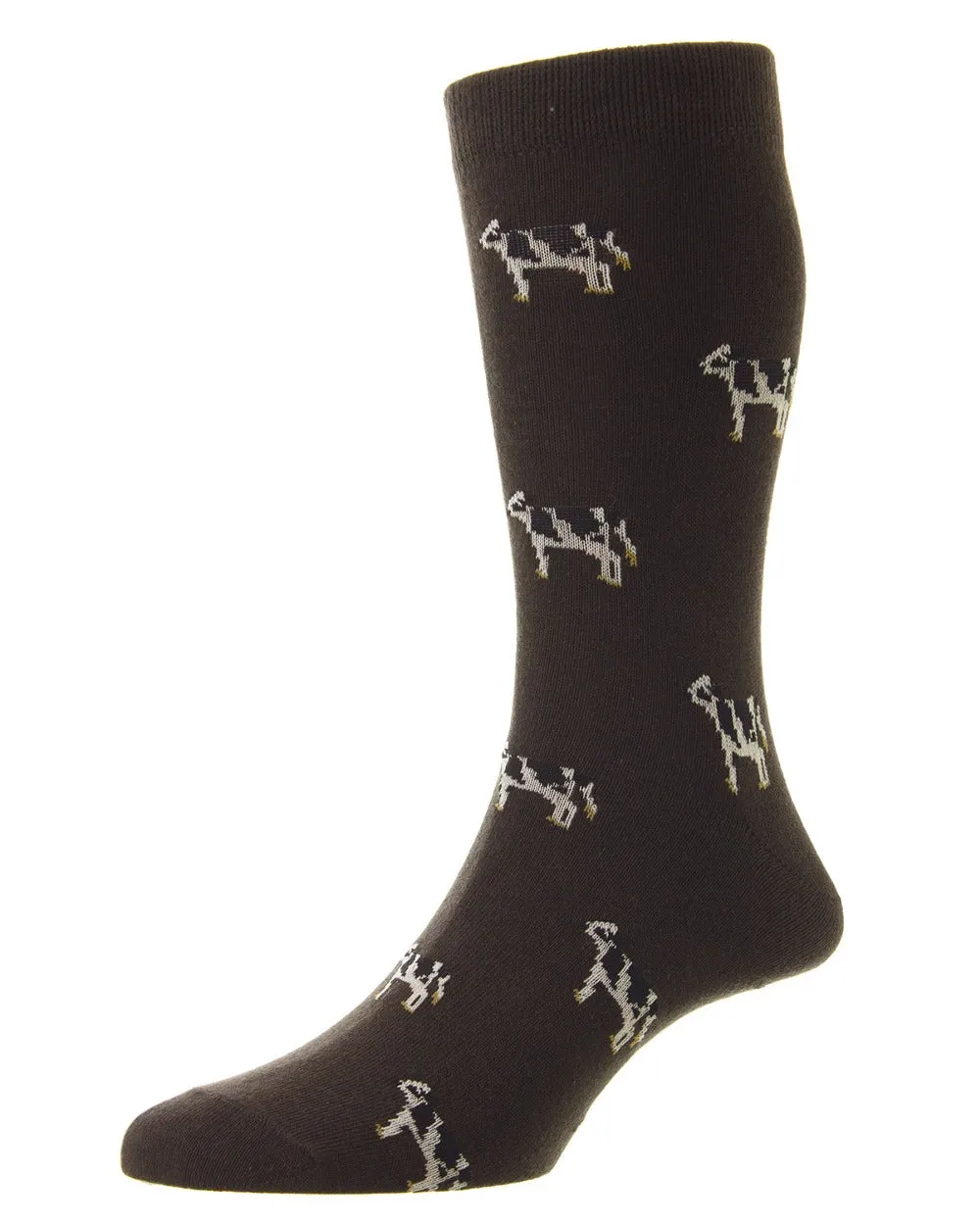 HJ Hall Farm Motif Cotton Rich Socks HJ Accessories