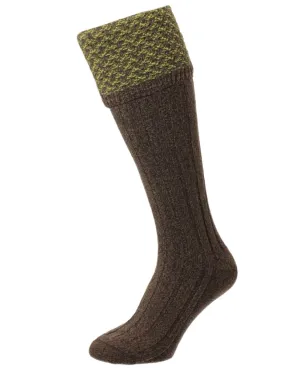HJ Hall Hatfield Shooting Sock Textured Top HJ Accessories