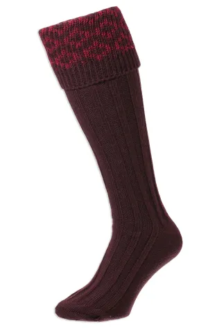 HJ Hall Pattern Top Shooting Socks HJ Accessories