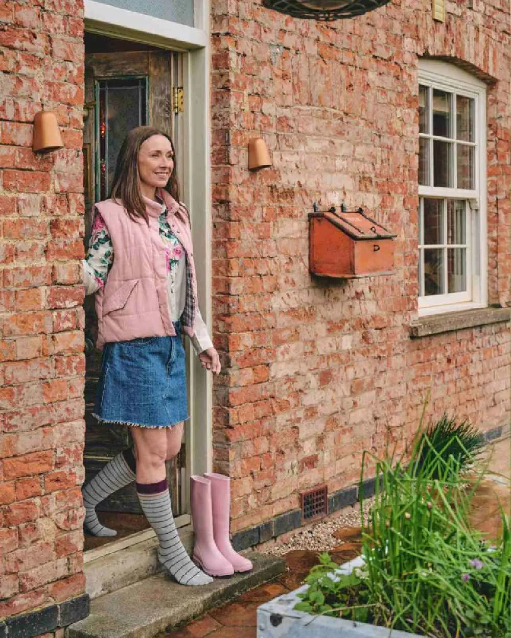 HJ Hall Womens Stripe Welly Socks HJ Accessories
