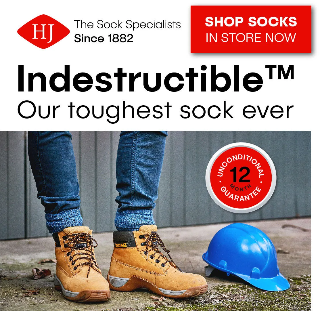 HJ Indestructible Cushion Sole Sock HJ Accessories